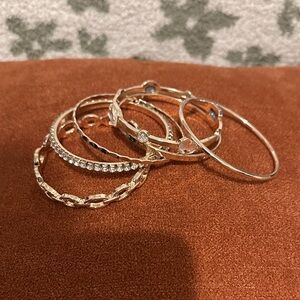 INC International Concepts Gold and Silver Bracelet Set